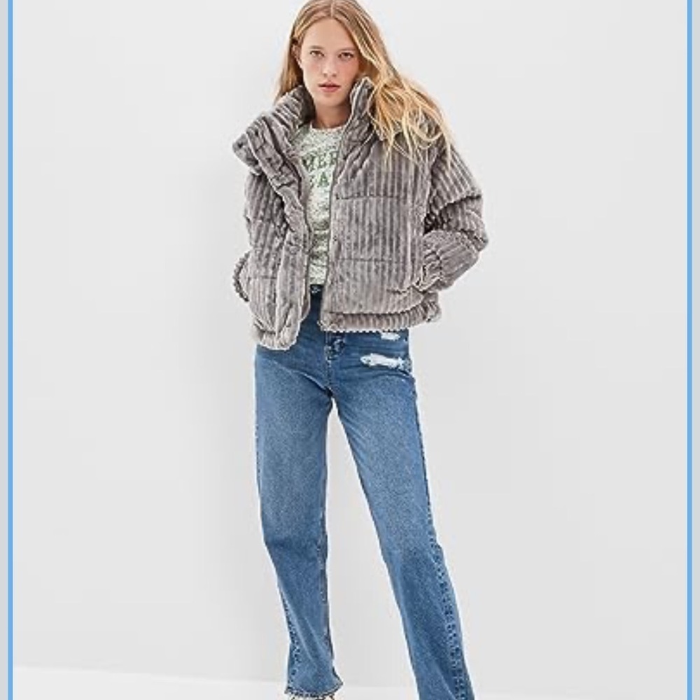 American eagle teddy jacket - Picture 1 of 4